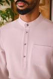 Arjuna Bespoke Fit Baju Melayu Cekak Musang - Light lavender