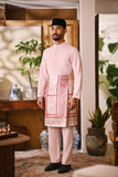 Arjuna Bespoke Fit Baju Melayu Cekak Musang - Baby pink