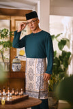 Arjuna Smart Fit Baju Melayu Teluk Belanga - Midnight Teal