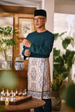 Arjuna Smart Fit Baju Melayu Teluk Belanga - Midnight Teal