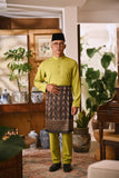 Arjuna Bespoke Fit Baju Melayu Cekak Musang - Moss Green