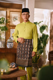 Arjuna Bespoke Fit Baju Melayu Cekak Musang - Moss Green