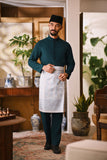 Arjuna Bespoke Fit Baju Melayu Cekak Musang - Midnight Teal
