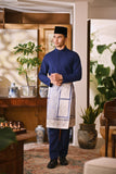 Arjuna Bespoke Fit Baju Melayu Cekak Musang - Navy