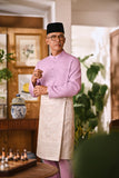Arjuna Bespoke Fit Baju Melayu Cekak Musang - Lilac