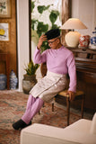 Arjuna Bespoke Fit Baju Melayu Cekak Musang - Lilac