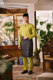 Arjuna Smart Fit Baju Melayu Teluk Belanga - Moss Green