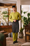 Arjuna Smart Fit Baju Melayu Teluk Belanga - Moss Green