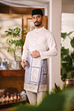 Arjuna Bespoke Fit Baju Melayu Cekak Musang - Off White