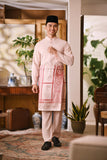 Arjuna Bespoke Fit Baju Melayu Cekak Musang - Rosewater