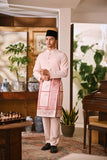 Arjuna Bespoke Fit Baju Melayu Cekak Musang - Rosewater