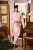 Arjuna Bespoke Fit Baju Melayu Cekak Musang - Rosewater