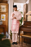 Arjuna Bespoke Fit Baju Melayu Cekak Musang - Rosewater