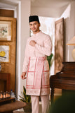 Arjuna Bespoke Fit Baju Melayu Cekak Musang - Rosewater