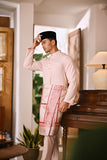 Arjuna Bespoke Fit Baju Melayu Cekak Musang - Rosewater