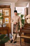 Arjuna Bespoke Fit Baju Melayu Cekak Musang - British Khaki