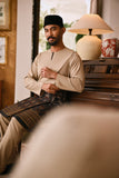 Arjuna Smart Fit Baju Melayu Teluk Belanga - British Khaki