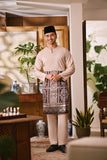 Arjuna Smart Fit Baju Melayu Teluk Belanga - Light Champagne