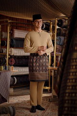 Bendahara Smart Fit Baju Melayu Teluk Belanga - Safari