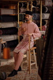 Bendahara Smart Fit Baju Melayu Teluk Belanga - Blush Pink