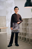 Baju Melayu Kids Cekak Musang Bespoke Fit - Coffee Brown