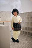 Baju Melayu Kids Cekak Musang Bespoke Fit - Baby Yellow