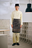 Baju Melayu Cekak Musang Bespoke Fit - Baby Yellow