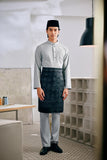 Baju Melayu Cekak Musang Bespoke Fit - Pigeon Gray
