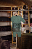 Bendahara Bespoke Fit Babies Baju Melayu Cekak Musang - Green Jasper