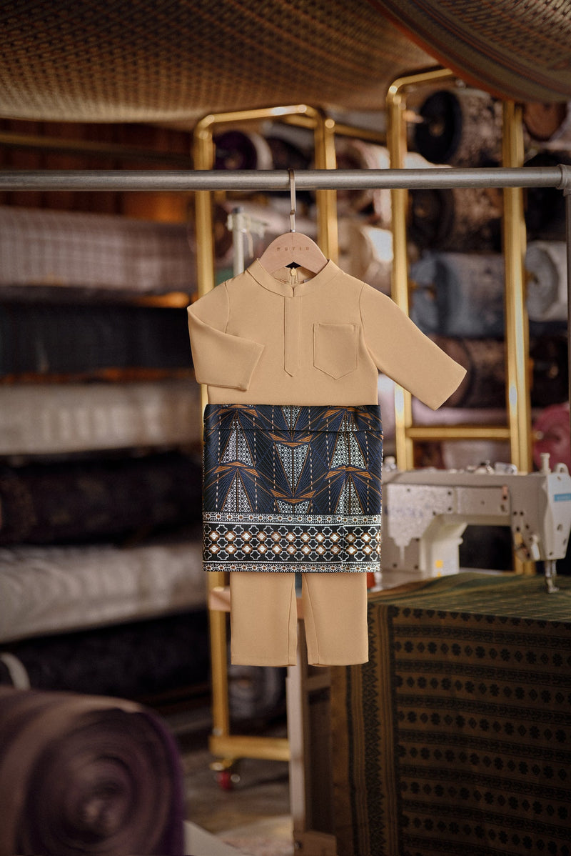 Bendahara Bespoke Fit Babies Baju Melayu Cekak Musang - Raffia
