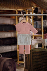 Bendahara Bespoke Fit Babies Baju Melayu Cekak Musang - Ash Rose