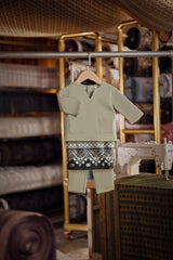 Bendahara Smart Fit Babies Baju Melayu Teluk Belanga - Green Bay