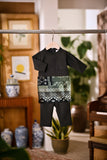 Baju Melayu Babies Cekak Musang Bespoke Fit - Black