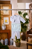 Baju Melayu Babies Cekak Musang Bespoke Fit - Baby Ashley Blue