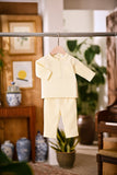Baju Melayu Babies Cekak Musang Bespoke Fit - Baby Yellow