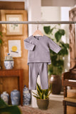 Arjuna Smart Fit Babies Baju Melayu Teluk Belanga - Snow grey