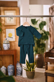 Arjuna Smart Fit Babies Baju Melayu Teluk Belanga - Midnight Teal