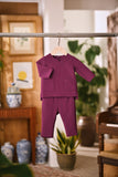 Arjuna Smart Fit Babies Baju Melayu Teluk Belanga - Eggplant Purple