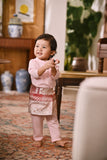 Arjuna Bespoke Fit Babies Baju Melayu Cekak Musang - Baby pink