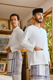 Pahlawan Smart Fit Baju Melayu Teluk Belanga - Off White