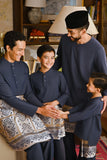 Pahlawan Smart Fit Kids Baju Melayu Teluk Belanga - Dark Slate Blue