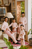 Pahlawan Bespoke Fit Kids Baju Melayu Cekak Musang - Pearl Pink