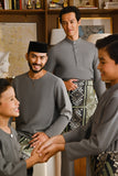 Pahlawan Smart Fit Babies Baju Melayu Teluk Belanga - Ash Grey