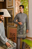 Pahlawan Bespoke Fit Kids Baju Melayu Cekak Musang - Ash Grey