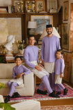 Pahlawan Smart Fit Kids Baju Melayu Teluk Belanga - Lavender