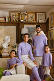 Pahlawan Smart Fit Baju Melayu Teluk Belanga - Lavender