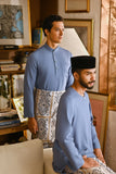 Pahlawan Bespoke Fit Baju Melayu Cekak Musang - Infinity Blue