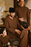 Pahlawan Smart Fit Babies Baju Melayu Teluk Belanga - Milk Chocolate