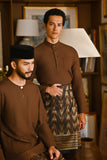 Pahlawan Smart Fit Baju Melayu Teluk Belanga - Milk Chocolate