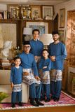 Pahlawan Bespoke Fit Kids Baju Melayu Cekak Musang - Teal